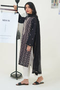 Zellbury | Summer Pret | Embroidered Kurta Dupatta - 1772 - House Of Hania