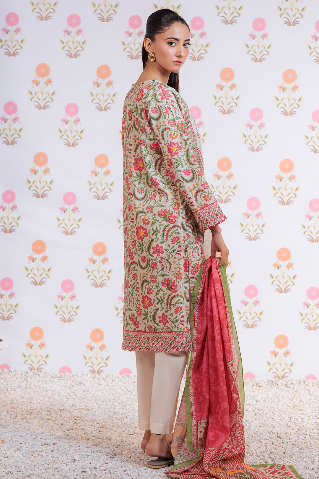 Zellbury | Summer Pret | Embroidered Kurta Dupatta - 1895 - House Of Hania