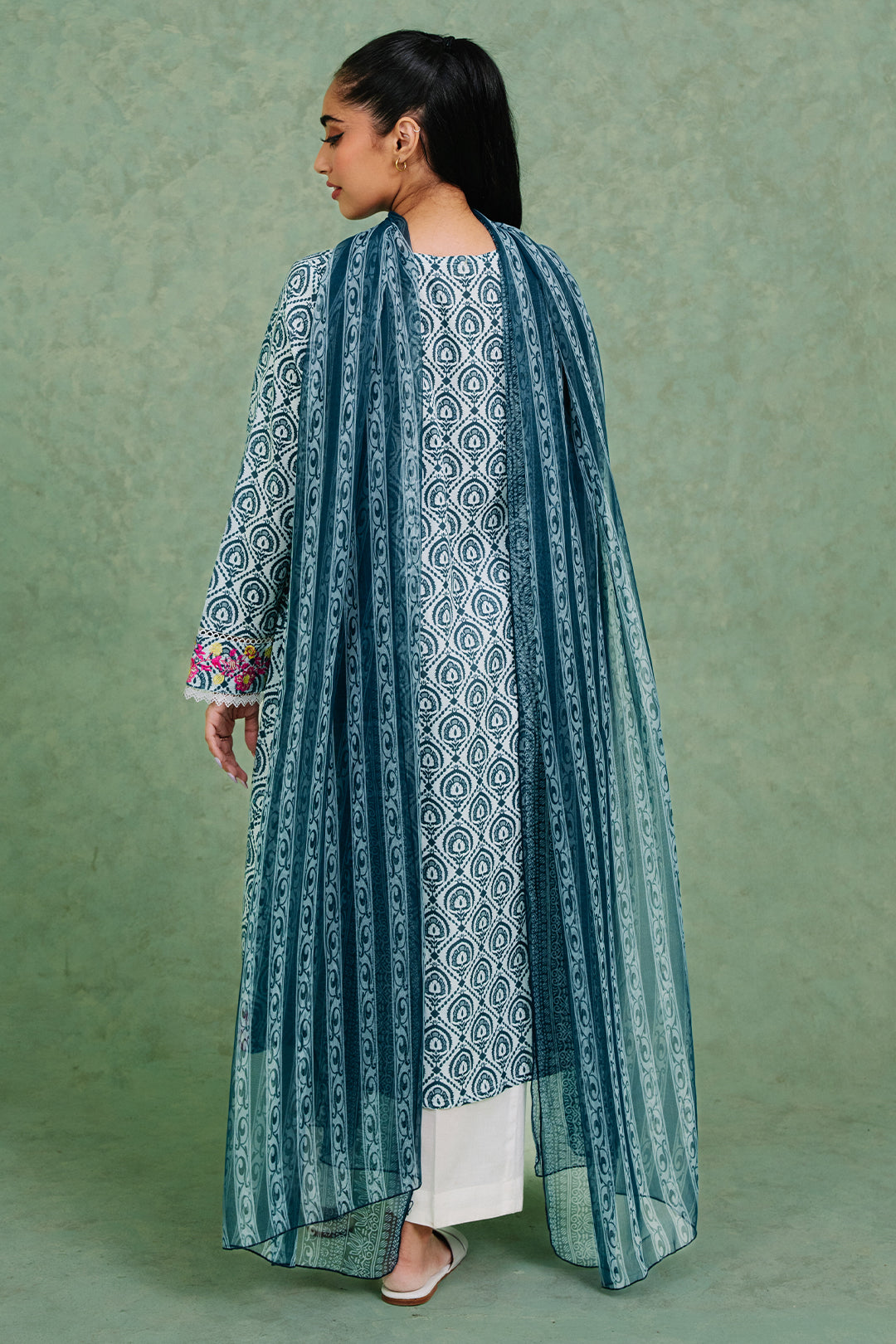 Zellbury | Summer Pret | Embroidered  Kurta Dupatta - 1897 - House Of Hania