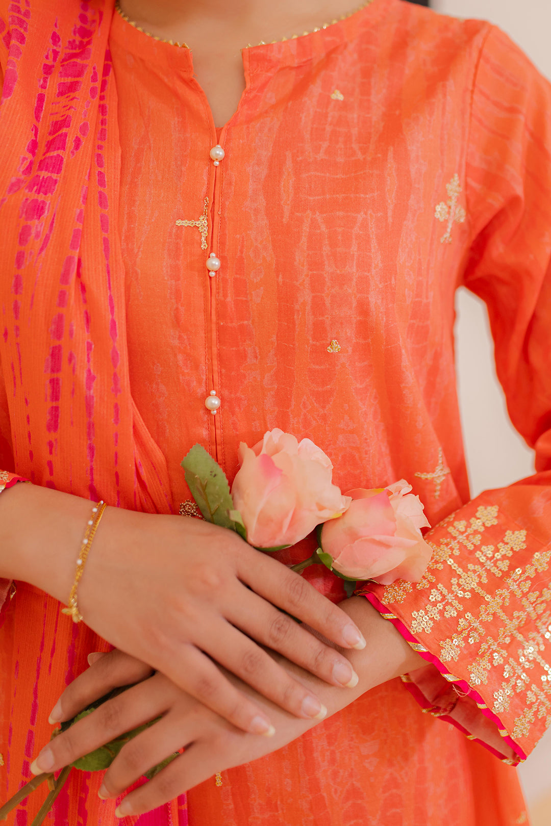 Zellbury | Summer Pret | Embroidered Kurta Dupatta - 1899 - House Of Hania