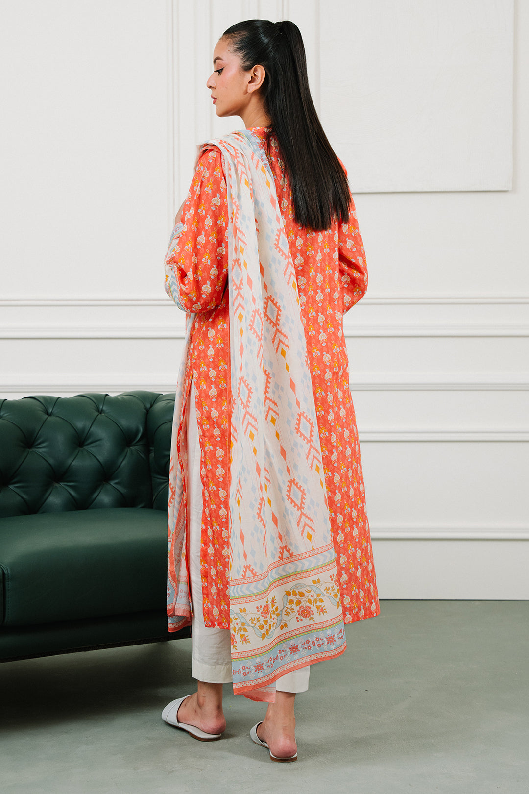 Zellbury | Summer Pret | Embroidered  Kurta Dupatta - 1902 - House Of Hania