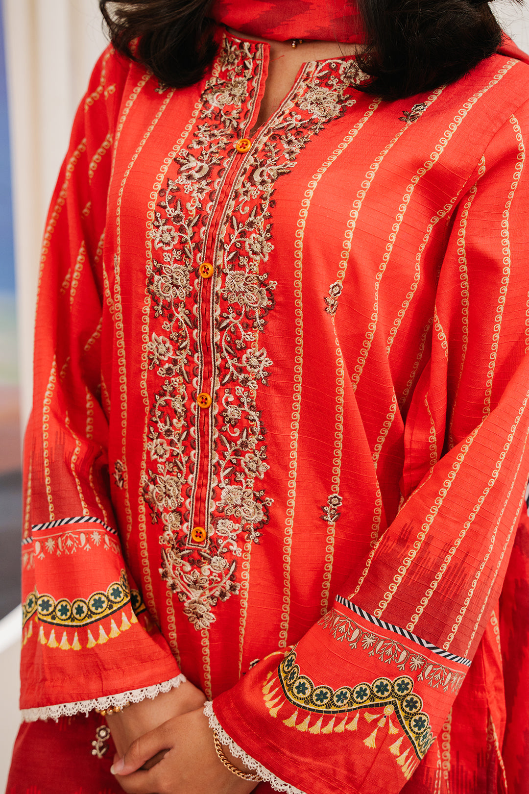 Zellbury | Summer Pret | Embroidered Kurta Dupatta - 1904 - House Of Hania
