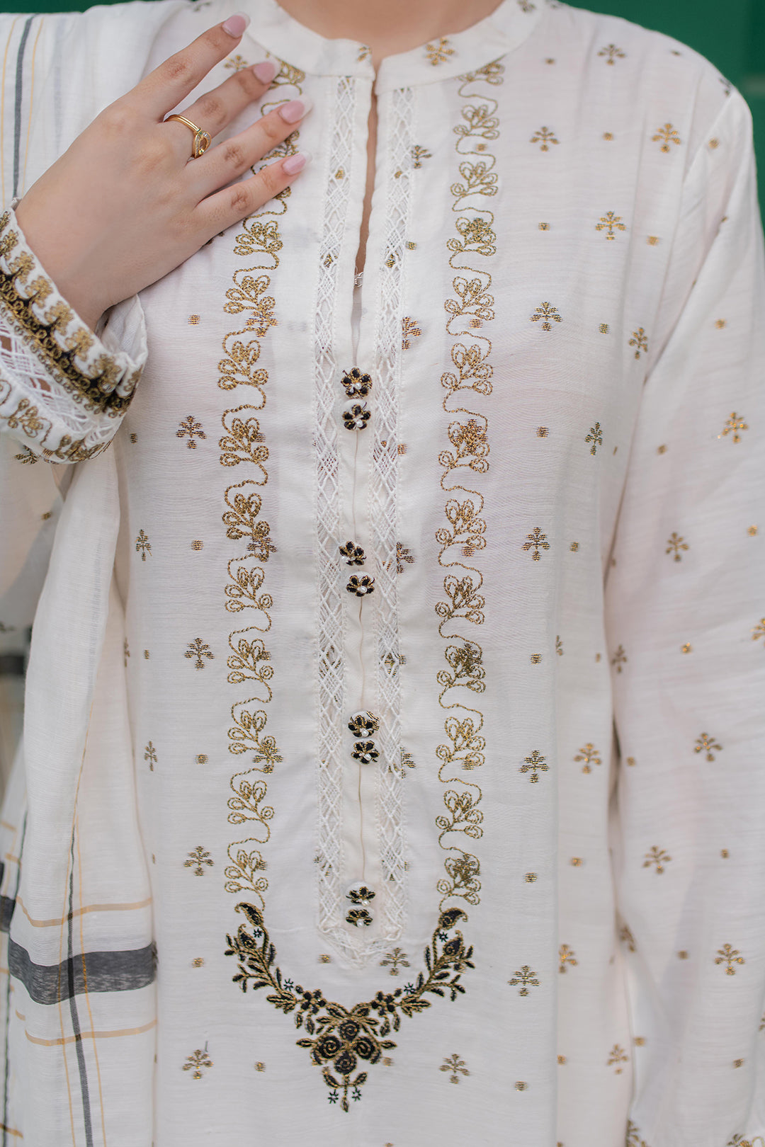 Zellbury | Summer Pret | Embroidered Kurta Dupatta - 1978 - House Of Hania