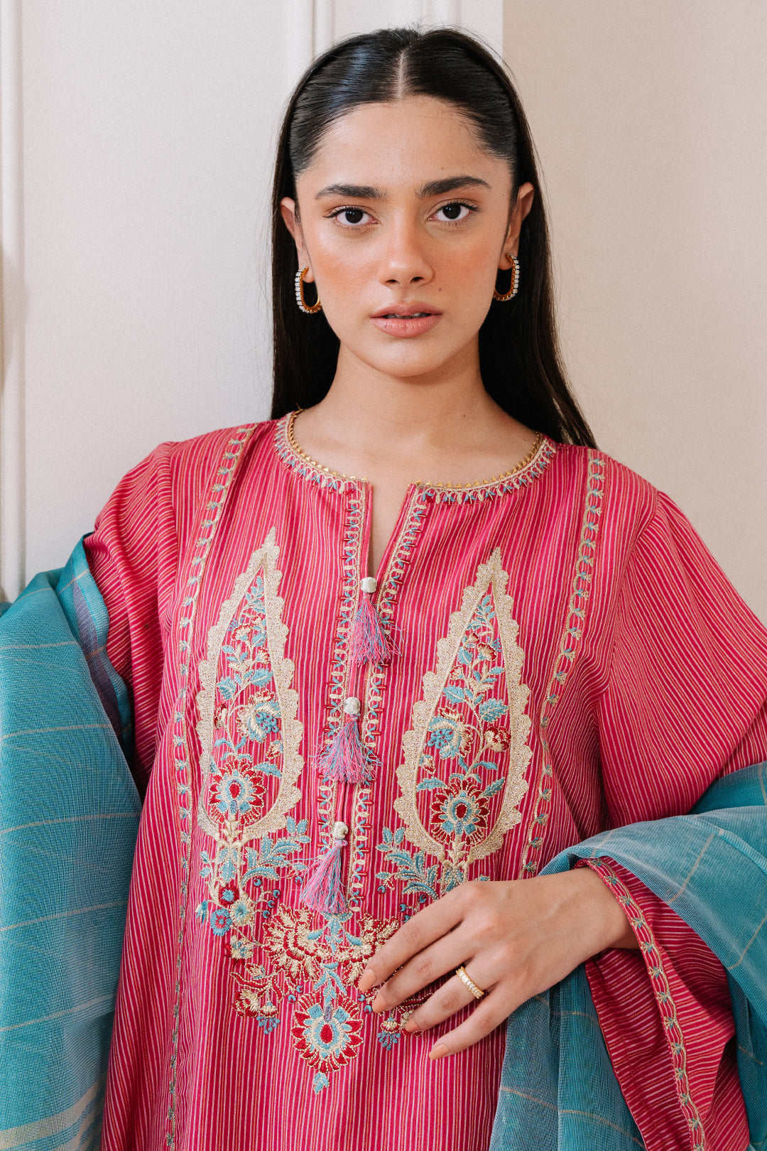 Zellbury | Summer Pret | Embroidered Kurta Dupatta - 1983 - House Of Hania