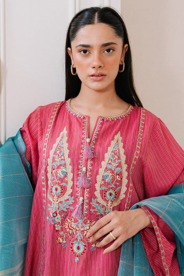 Zellbury | Summer Pret | Embroidered Kurta Dupatta - 1983 - House Of Hania