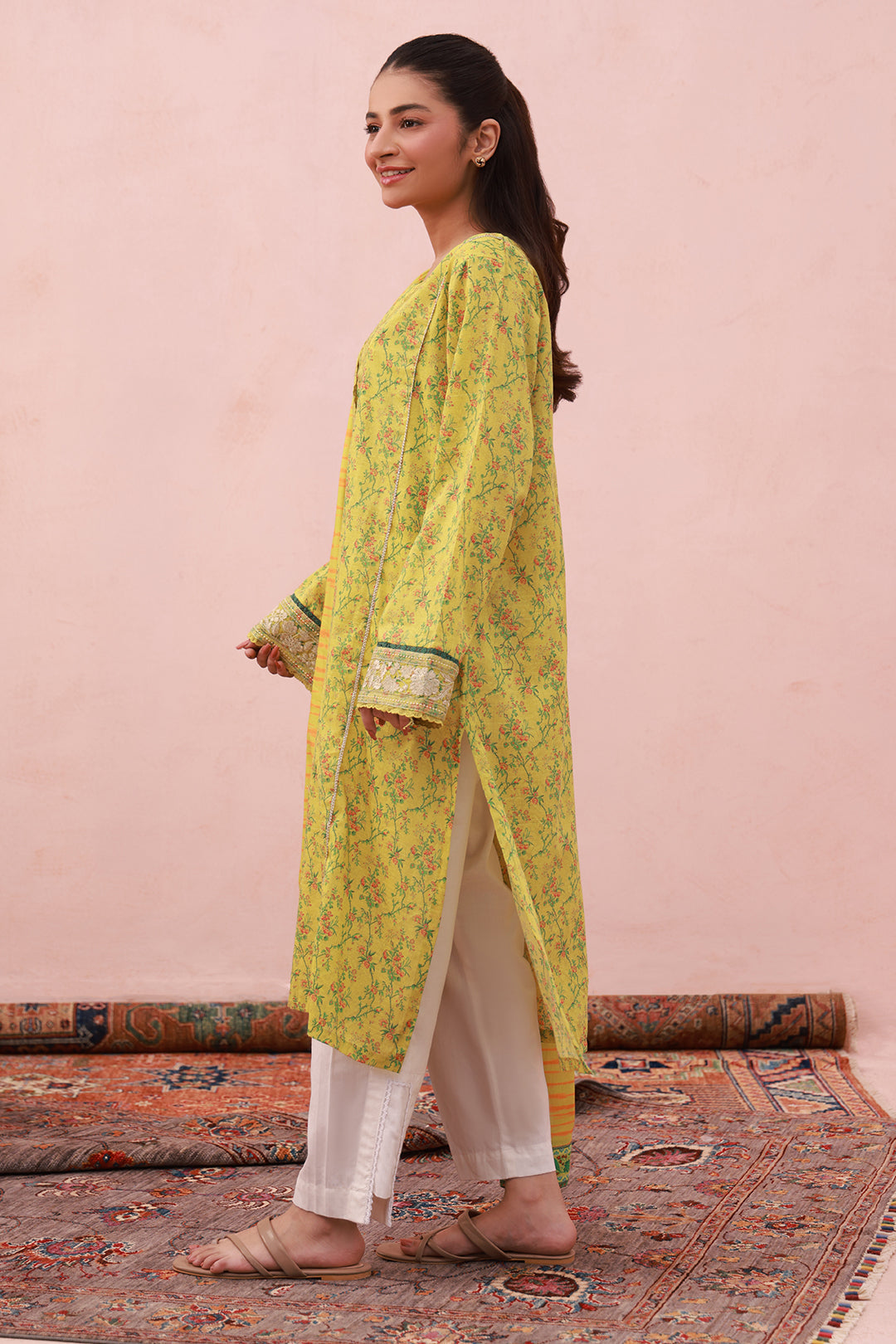 Zellbury | Summer Pret | Embroidered Kurta Dupatta - 2074 - House Of Hania