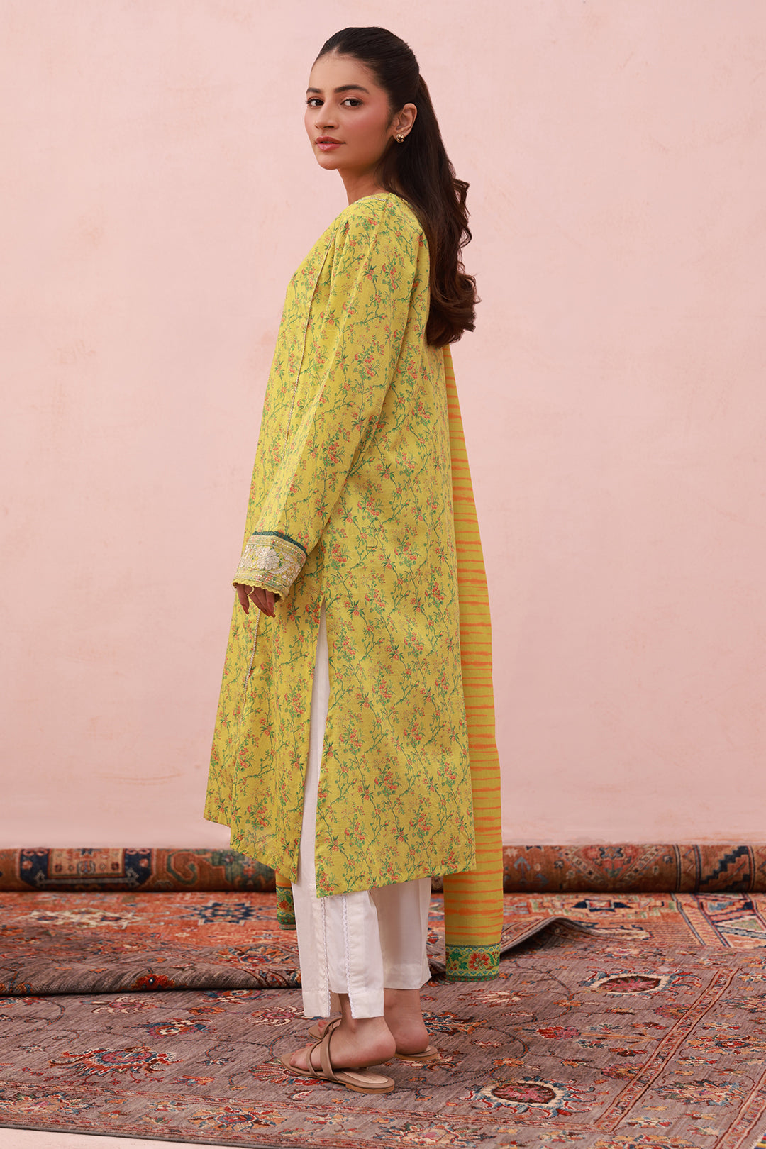 Zellbury | Summer Pret | Embroidered Kurta Dupatta - 2074 - House Of Hania