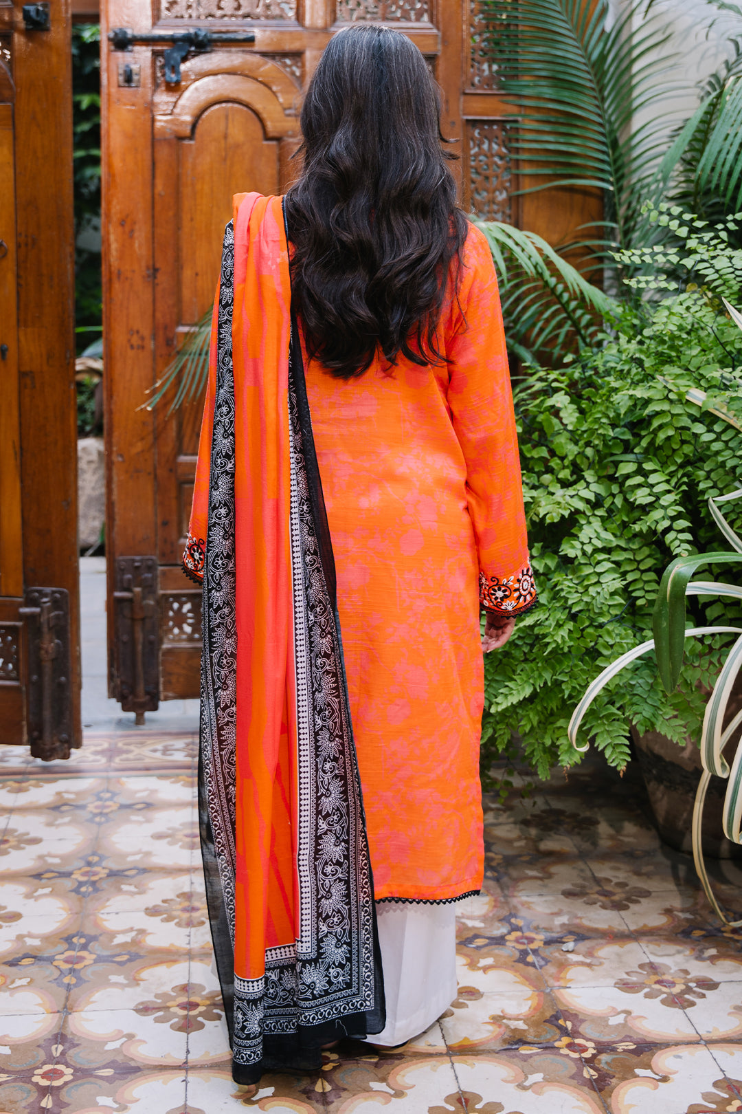 Zellbury | Summer Pret | Embroidered Kurta Dupatta - 2077 - House Of Hania