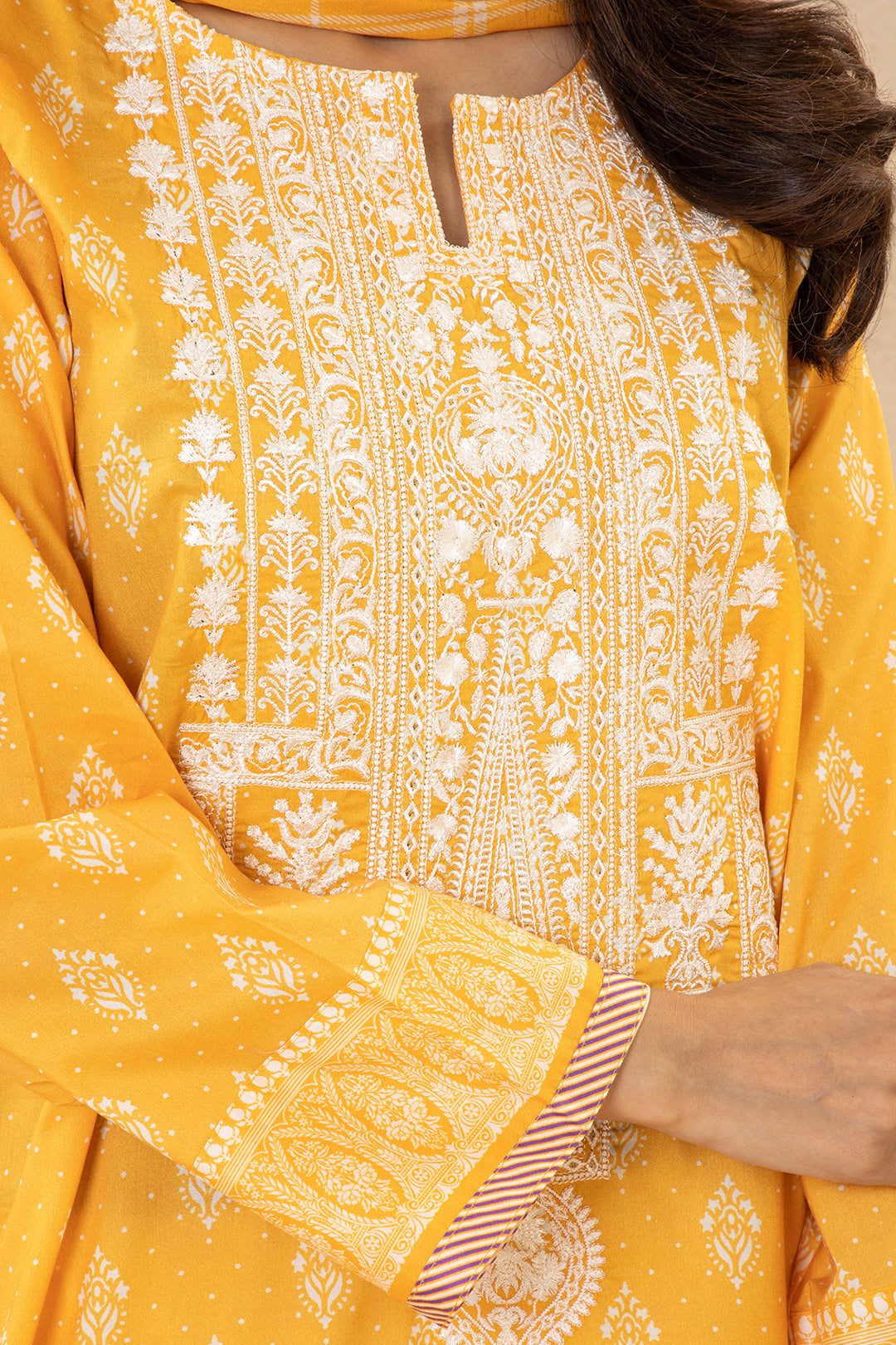 Zellbury | Summer Pret | Embroidered Kurta Dupatta - 2823 - House Of Hania