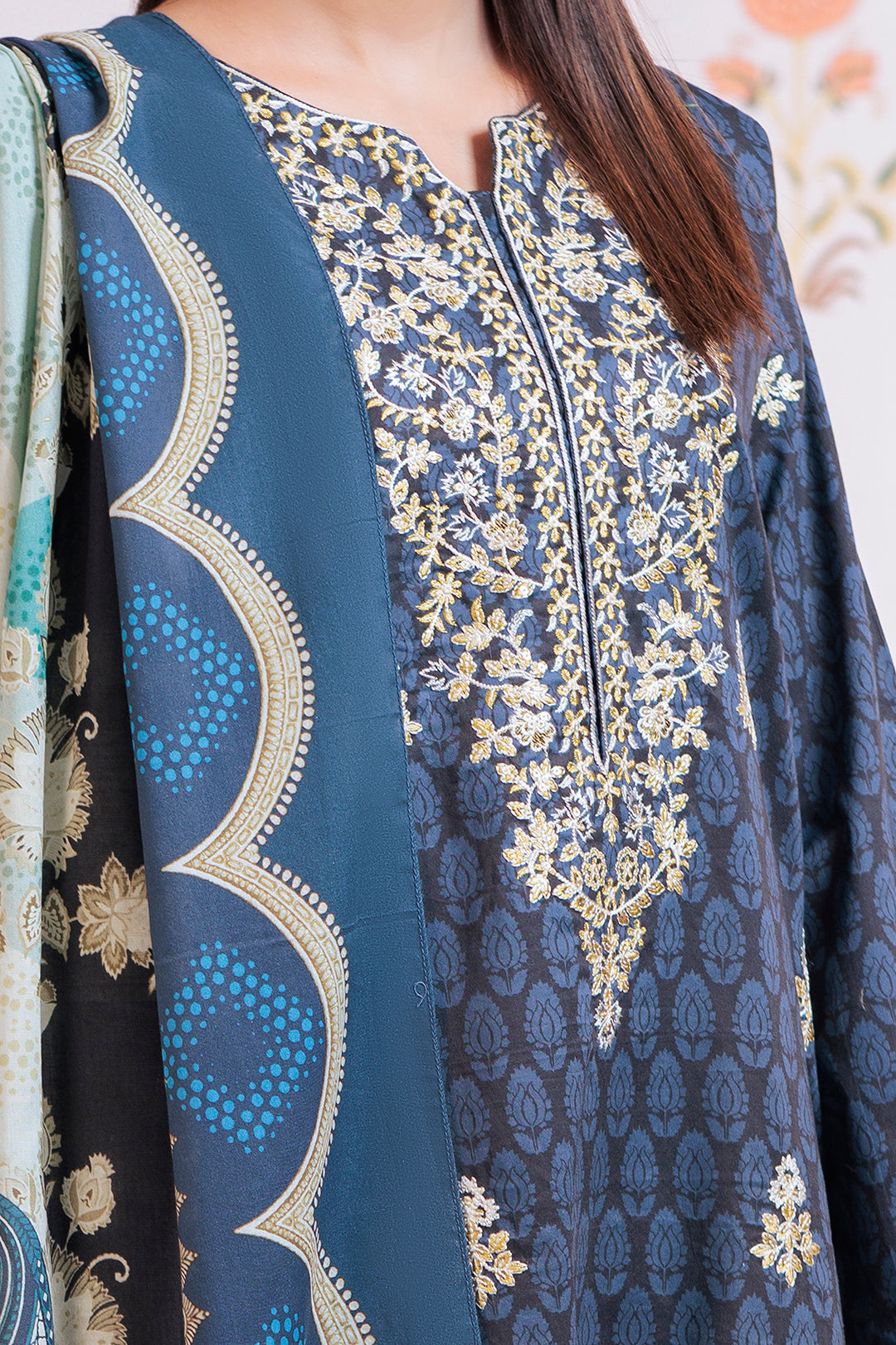 Zellbury | Summer Pret | Embroidered Kurta Dupatta - 2851 - House Of Hania