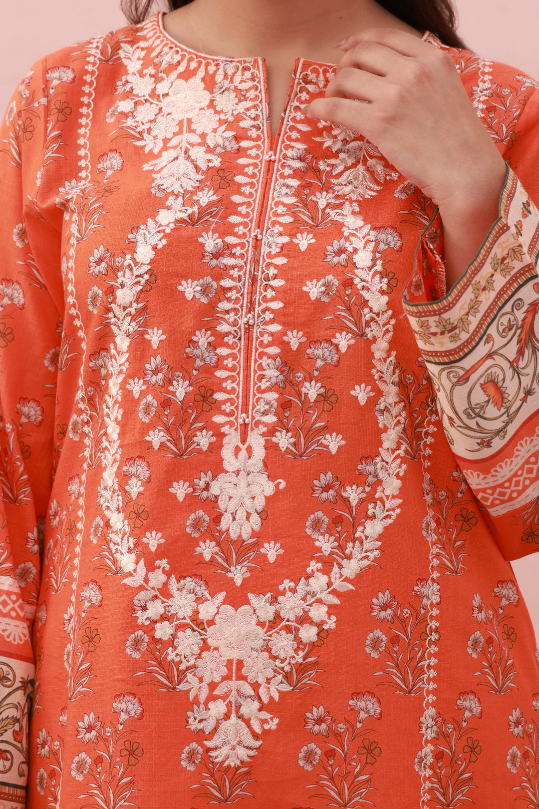 Zellbury | Summer Pret | Embroidered Kurta Dupatta Trouser - 1962 - House Of Hania