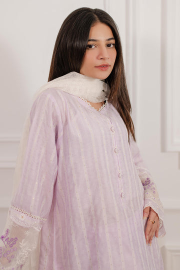 Zellbury | Summer Pret | Embroidered Kurta Dupatta Trouser - 2000 - House Of Hania