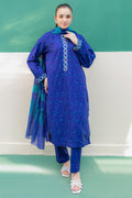 Zellbury | Summer Pret | Embroidered Kurta Dupatta Trouser - 2004 - House Of Hania