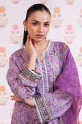 Zellbury | Summer Pret | Embroidered Kurta Dupatta Trouser - 2112 - House Of Hania