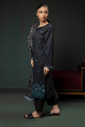 Zellbury | Summer Pret | Embroidered Kurta Dupatta Trouser - 2835 - House Of Hania
