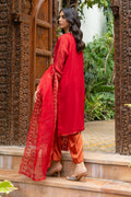 Zellbury | Summer Pret | Embroidered Kurta Dupatta Trouser - 3222 - House Of Hania