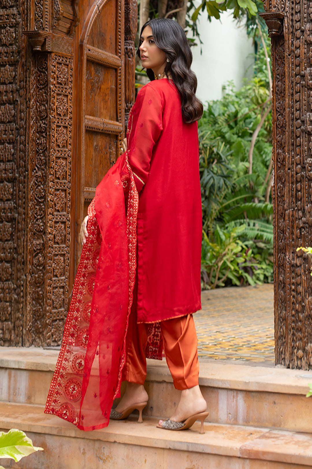 Zellbury | Summer Pret | Embroidered Kurta Dupatta Trouser - 3222 - House Of Hania