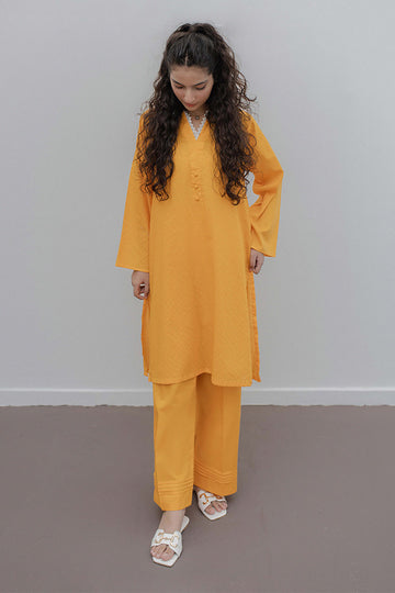 Zellbury | Summer Pret | Embroidered Kurta Trouser - 0923 - House Of Hania