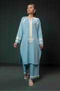 Zellbury | Summer Pret | Embroidered Kurta Trouser - 0977 - House Of Hania