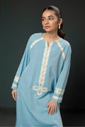 Zellbury | Summer Pret | Embroidered Kurta Trouser - 0977 - House Of Hania
