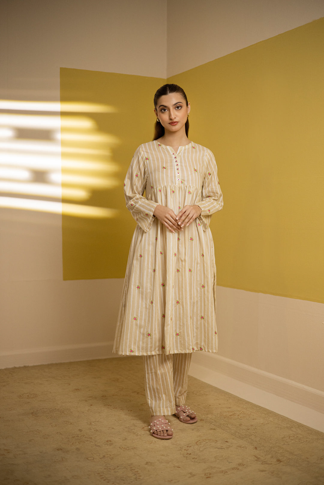 Zellbury | Summer Pret | Embroidered Kurta Trouser - 1527 - House Of Hania