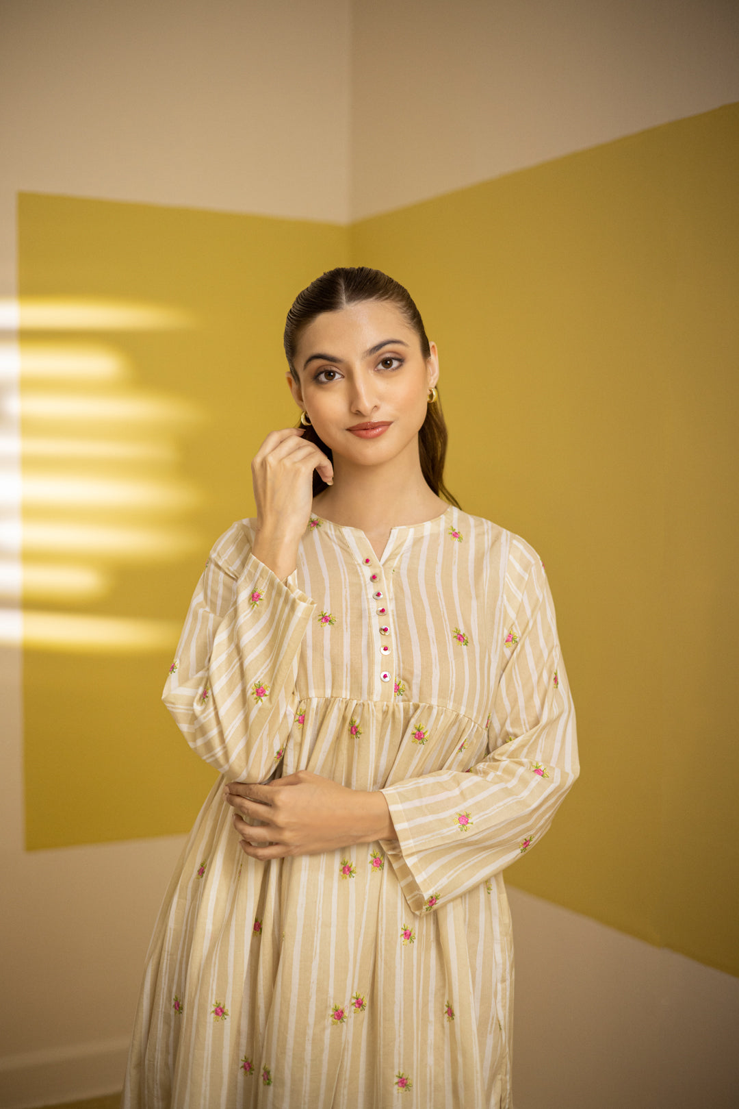 Zellbury | Summer Pret | Embroidered Kurta Trouser - 1527 - House Of Hania