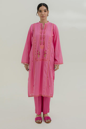Zellbury | Summer Pret | Embroidered Kurta Trouser - 1734 - House Of Hania