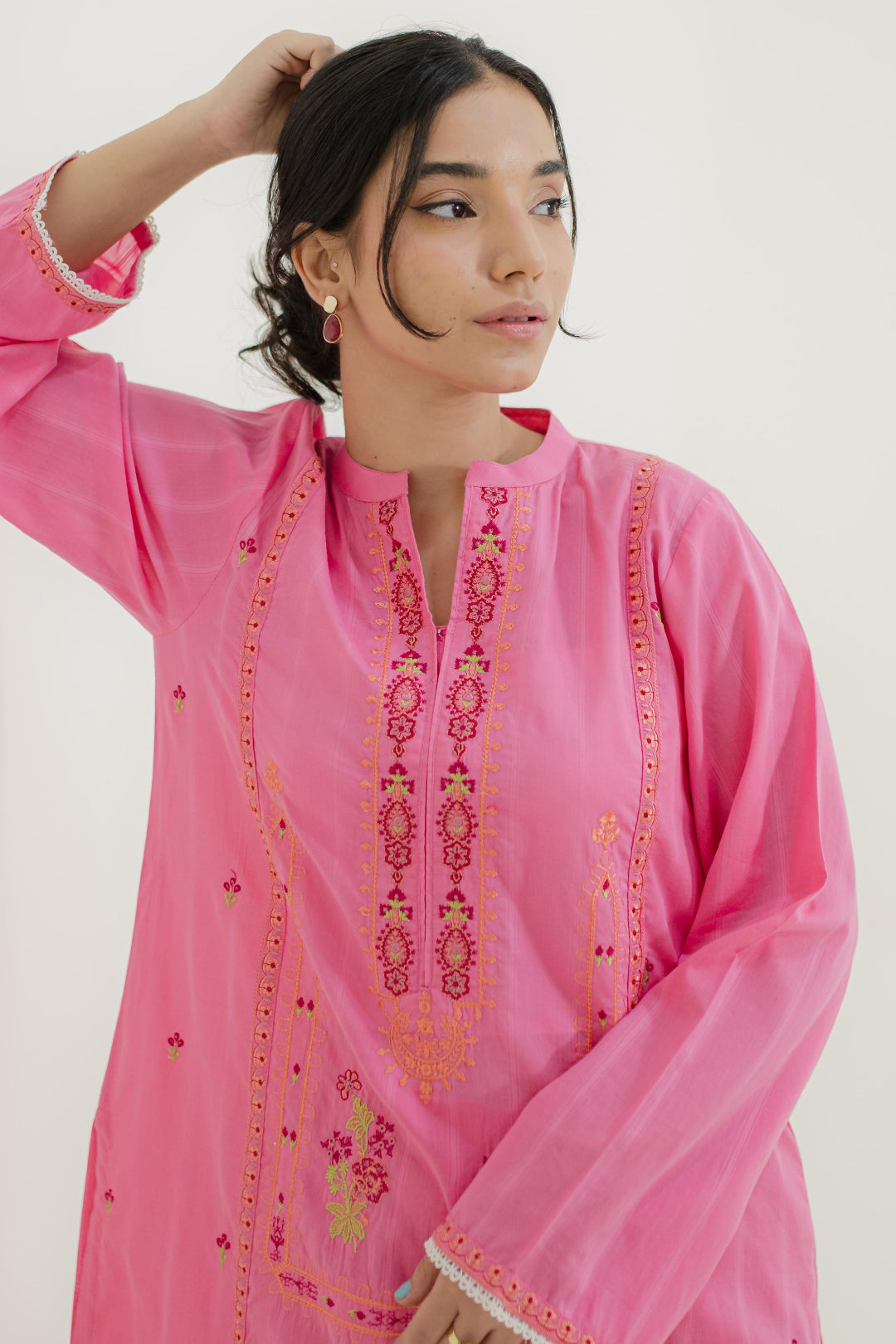 Zellbury | Summer Pret | Embroidered Kurta Trouser - 1734 - House Of Hania