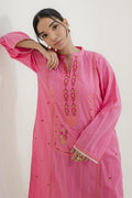 Zellbury | Summer Pret | Embroidered Kurta Trouser - 1734 - House Of Hania