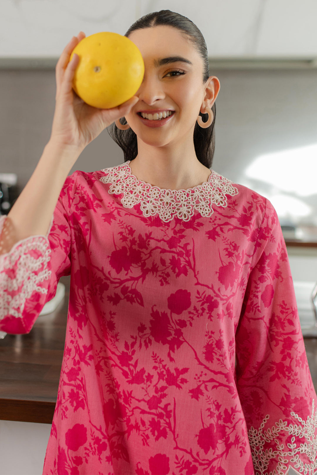 Zellbury | Summer Pret | Embroidered  Kurta Trouser - 1739 - House Of Hania