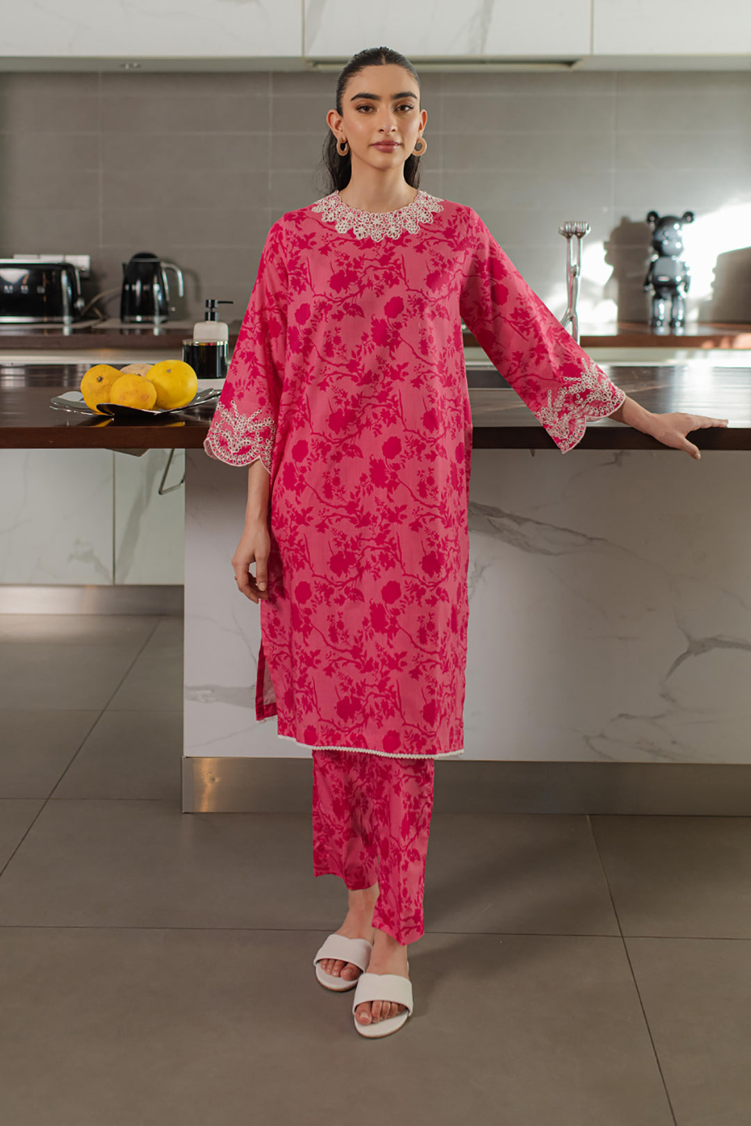 Zellbury | Summer Pret | Embroidered  Kurta Trouser - 1739 - House Of Hania