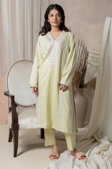 Zellbury | Summer Pret | Embroidered Kurta Trouser - 1767 - House Of Hania