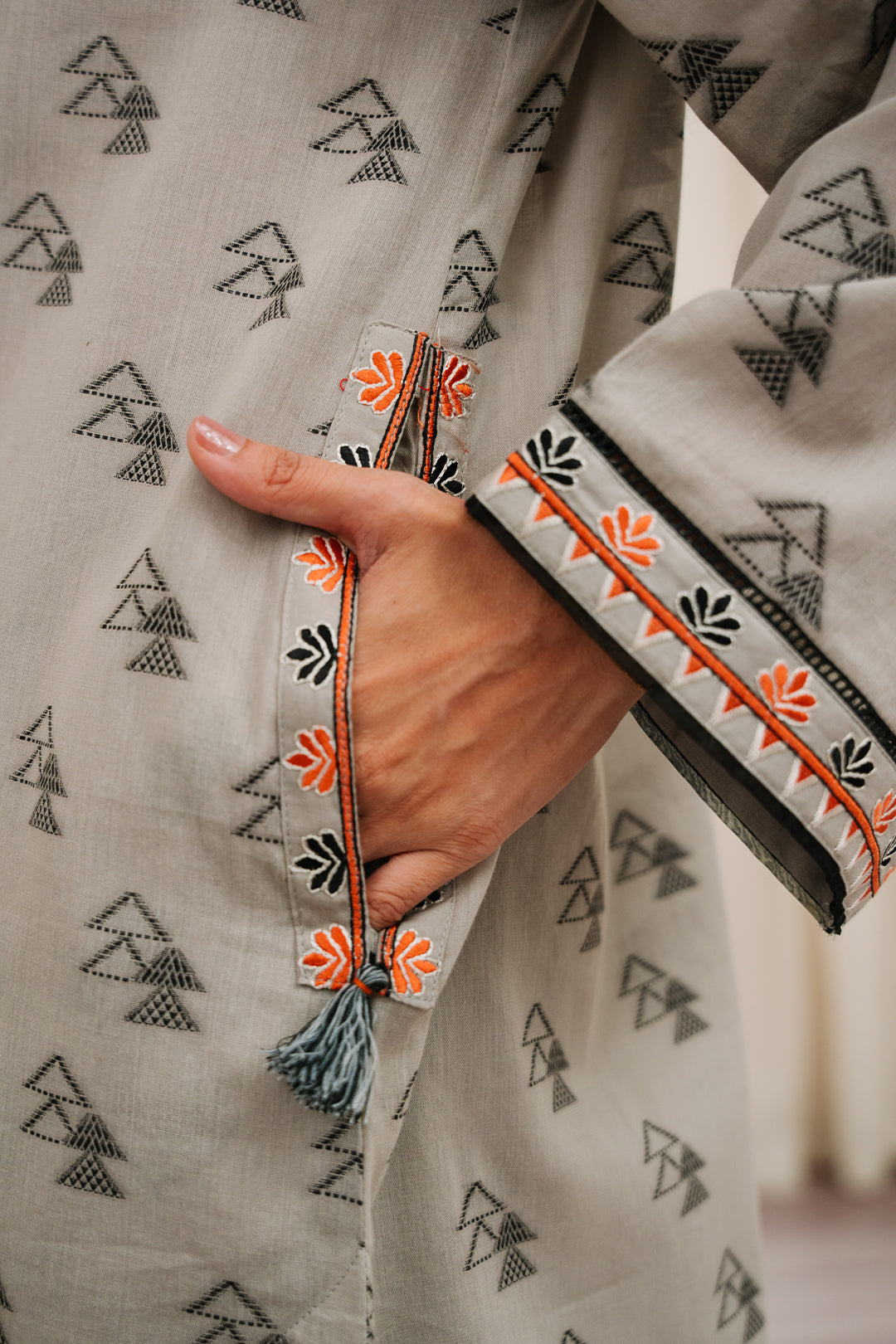 Zellbury | Summer Pret | Embroidered Kurta Trouser - 1769 - House Of Hania