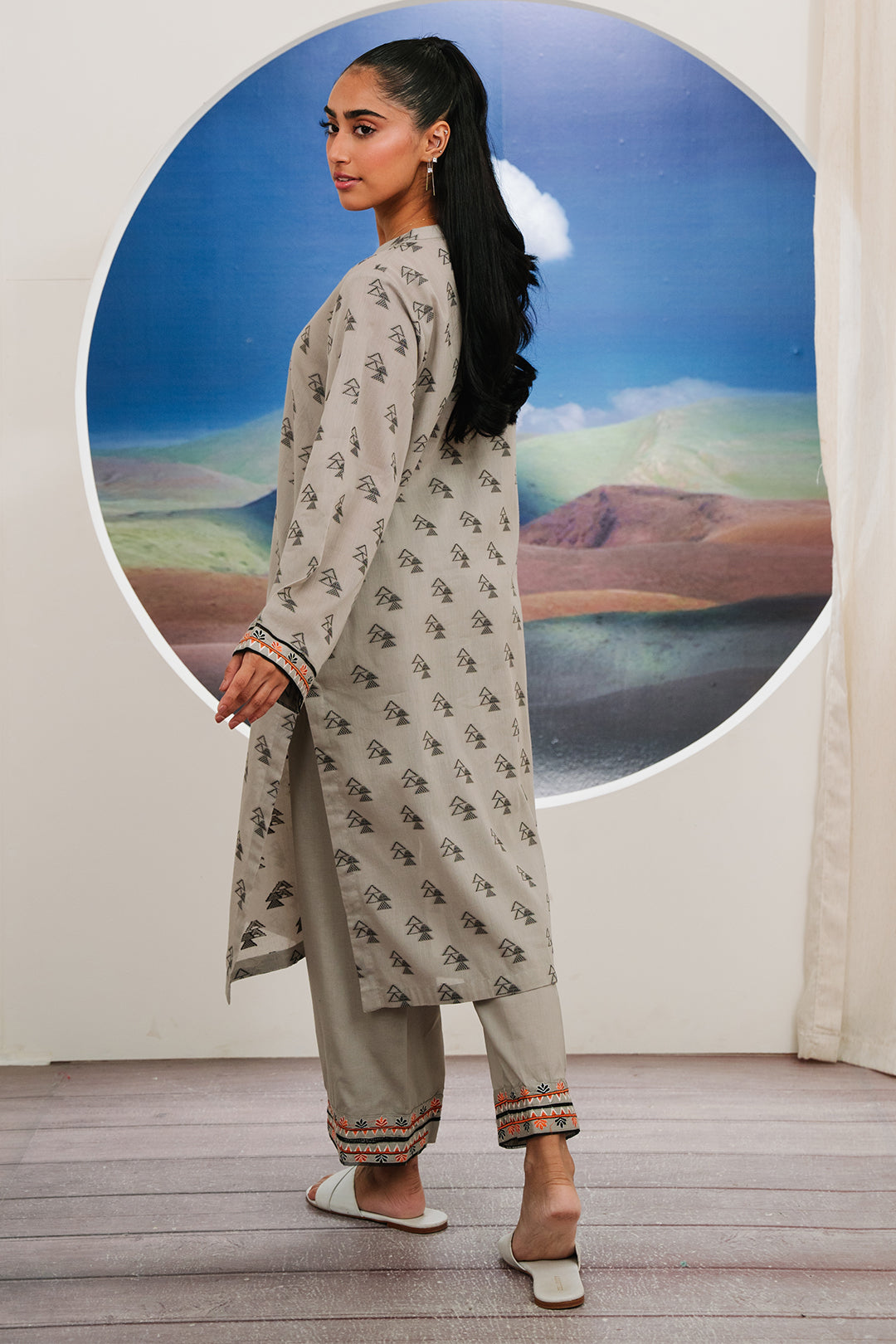 Zellbury | Summer Pret | Embroidered Kurta Trouser - 1769 - House Of Hania