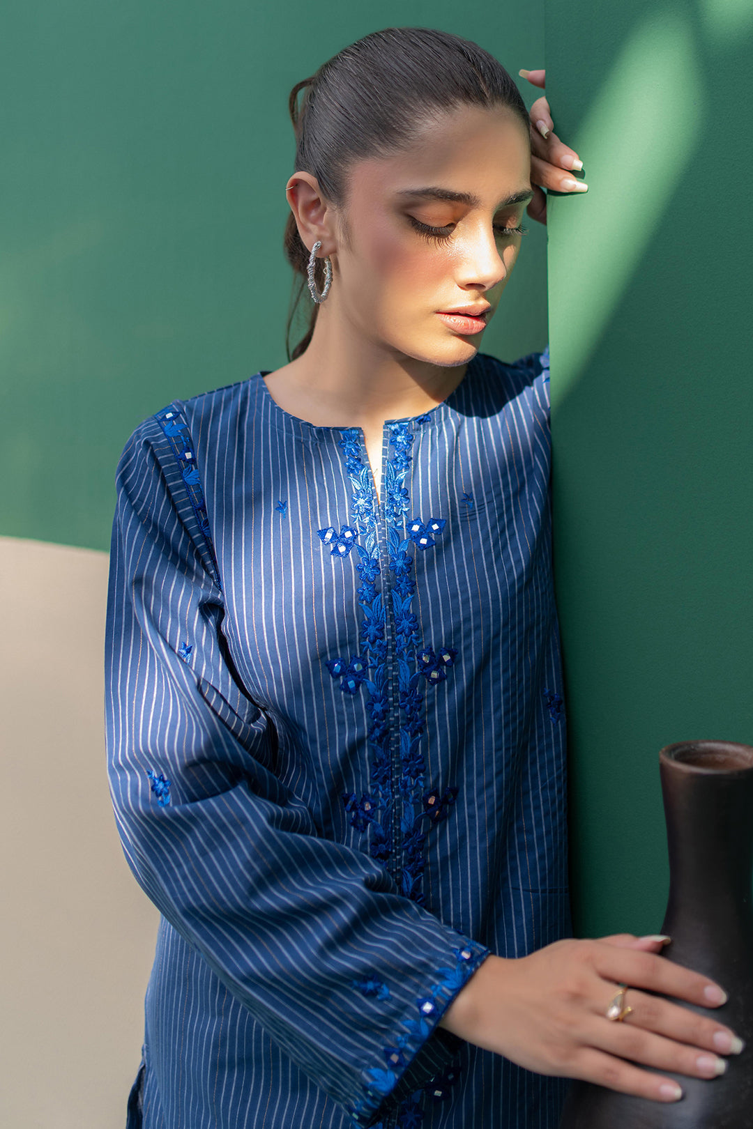 Zellbury | Summer Pret | Embroidered Kurta Trouser - 1932 - House Of Hania