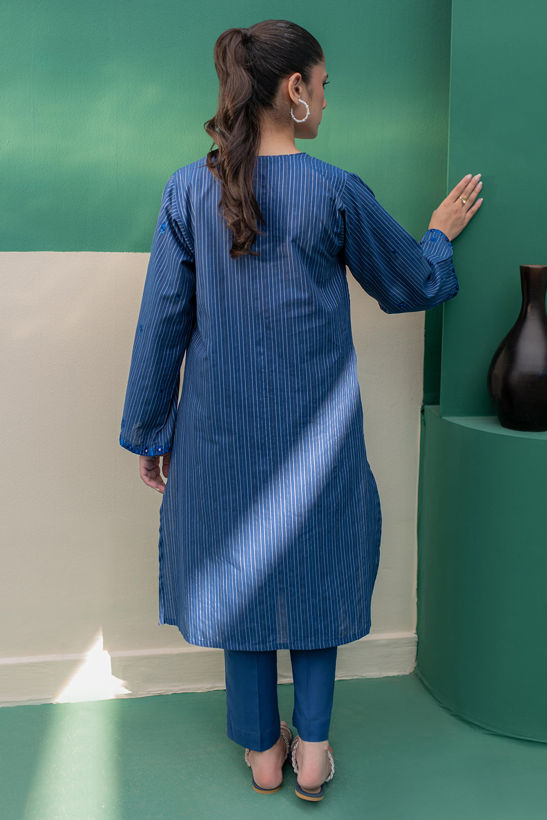 Zellbury | Summer Pret | Embroidered Kurta Trouser - 1932 - House Of Hania