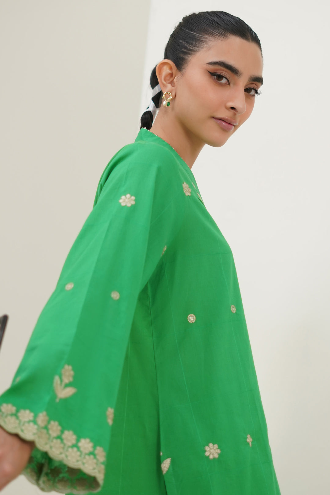 Zellbury | Summer Pret | Embroidered Kurta Trouser - 1933 - House Of Hania