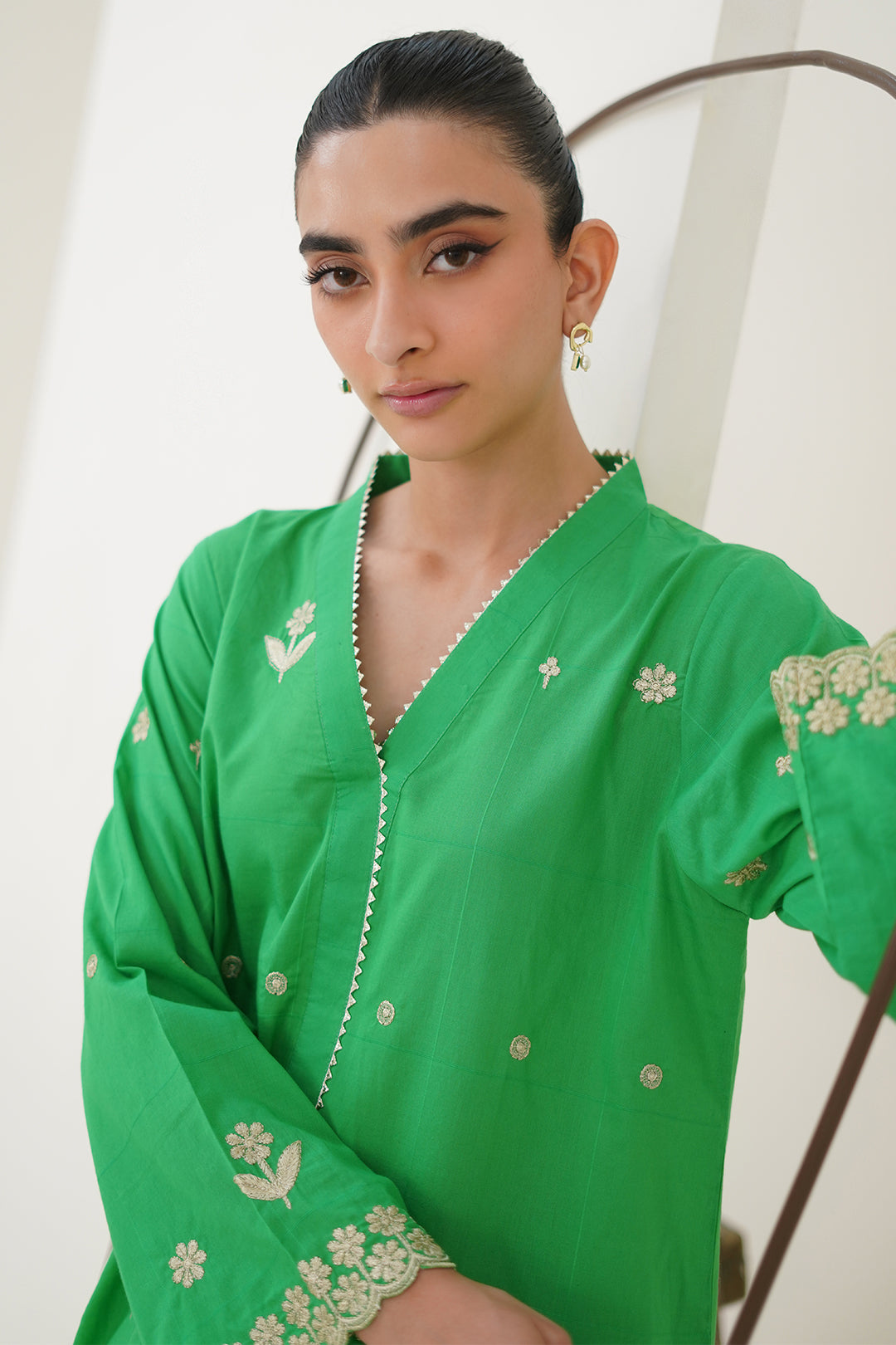 Zellbury | Summer Pret | Embroidered Kurta Trouser - 1933 - House Of Hania