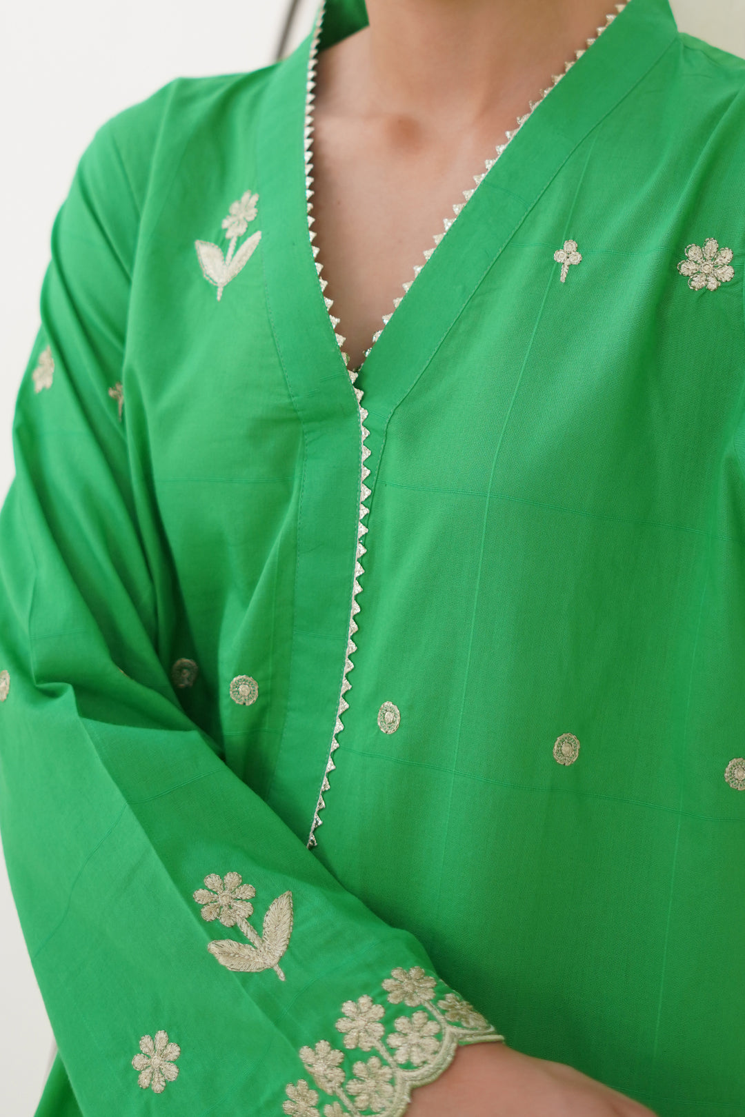 Zellbury | Summer Pret | Embroidered Kurta Trouser - 1933 - House Of Hania