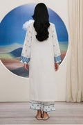 Zellbury | Summer Pret | Embroidered Kurta Trouser - 1984 - House Of Hania
