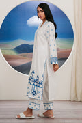 Zellbury | Summer Pret | Embroidered Kurta Trouser - 1984 - House Of Hania