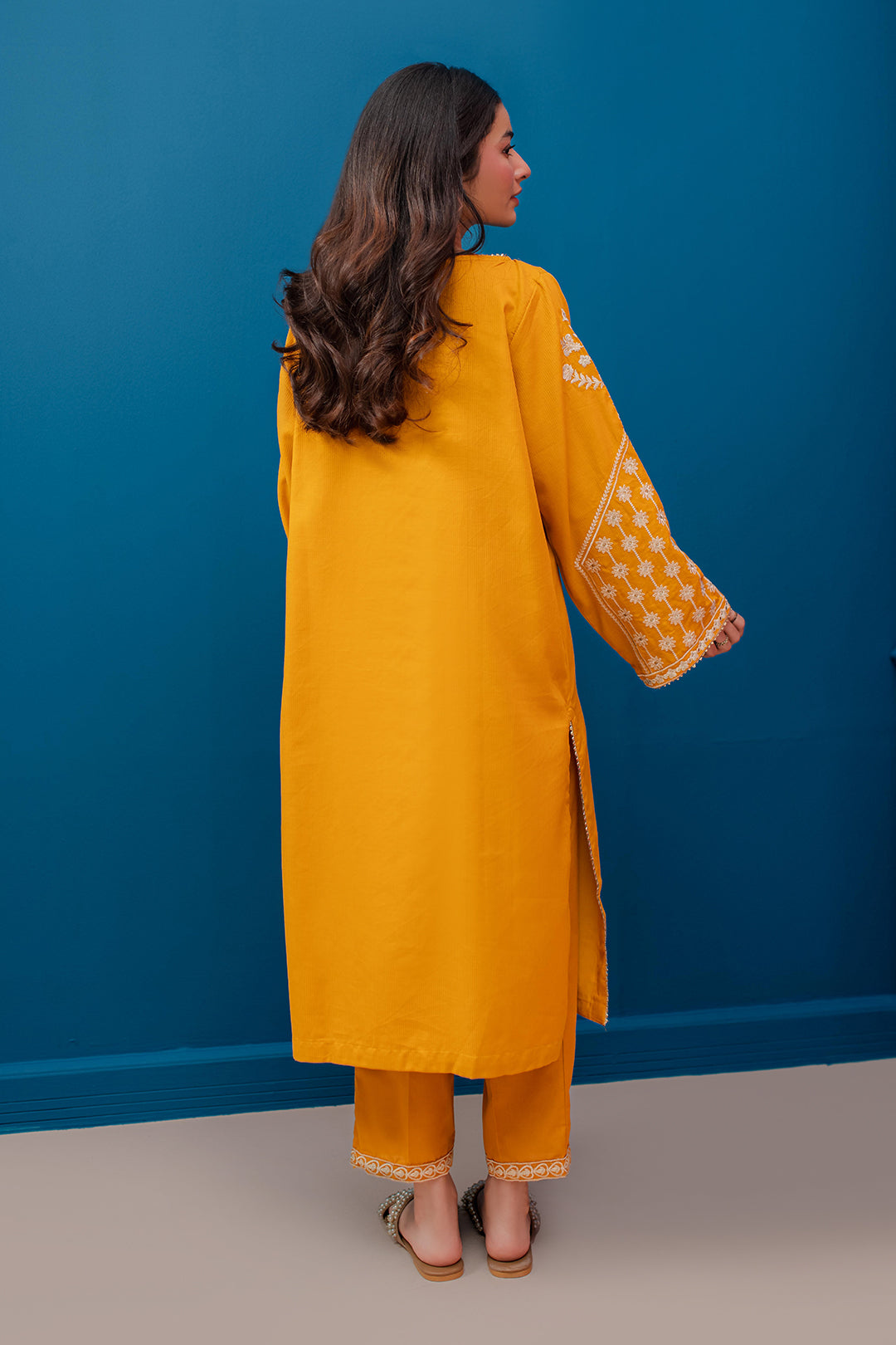 Zellbury | Summer Pret | Embroidered Kurta Trouser - 2122 - House Of Hania