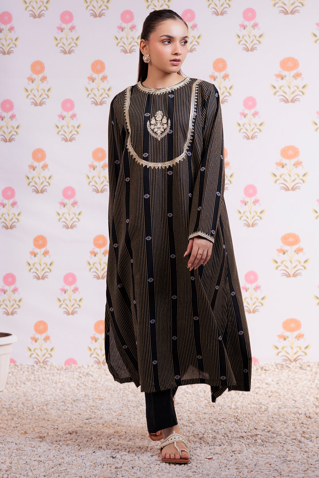 Zellbury | Summer Pret | Embroidered Kurta Trouser - 2855 - House Of Hania