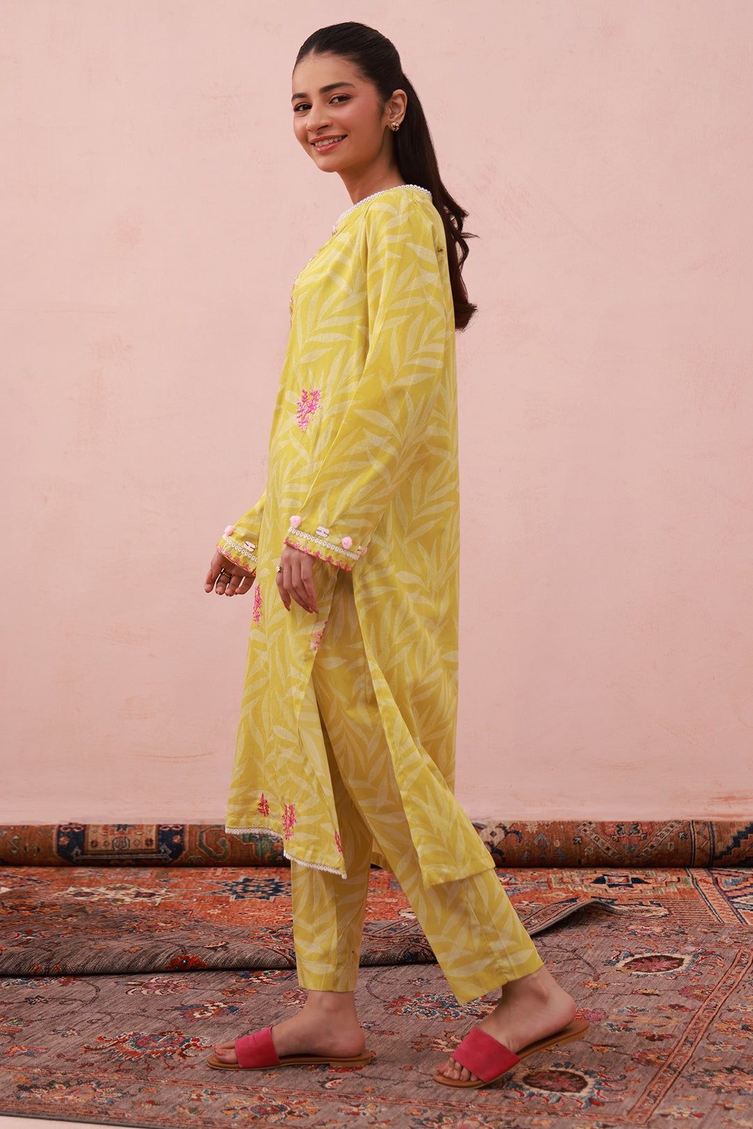 Zellbury | Summer Pret | Embroidered Kurta Trouser - 2882 - House Of Hania