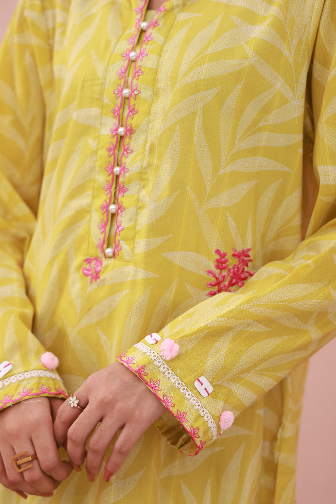 Zellbury | Summer Pret | Embroidered Kurta Trouser - 2882 - House Of Hania