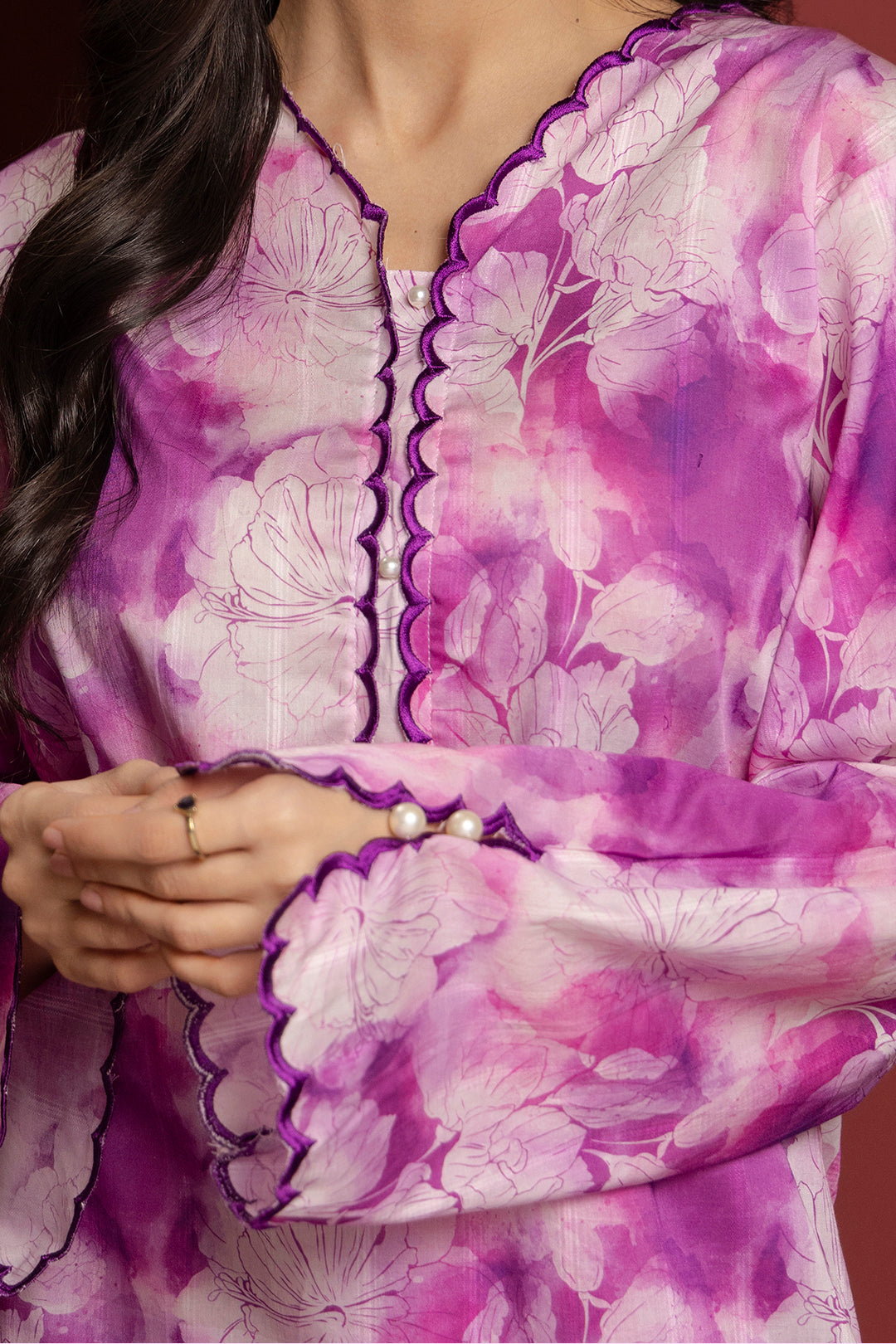 Zellbury | Summer Pret | Embroidered Kurta Trouser - 2900 - House Of Hania