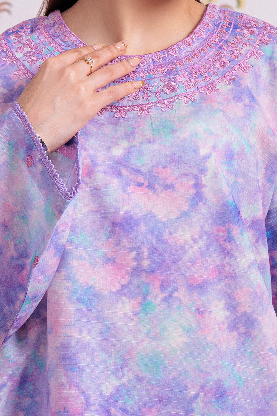 Zellbury | Summer Pret | Embroidered Kurta Trouser - 3000 - House Of Hania