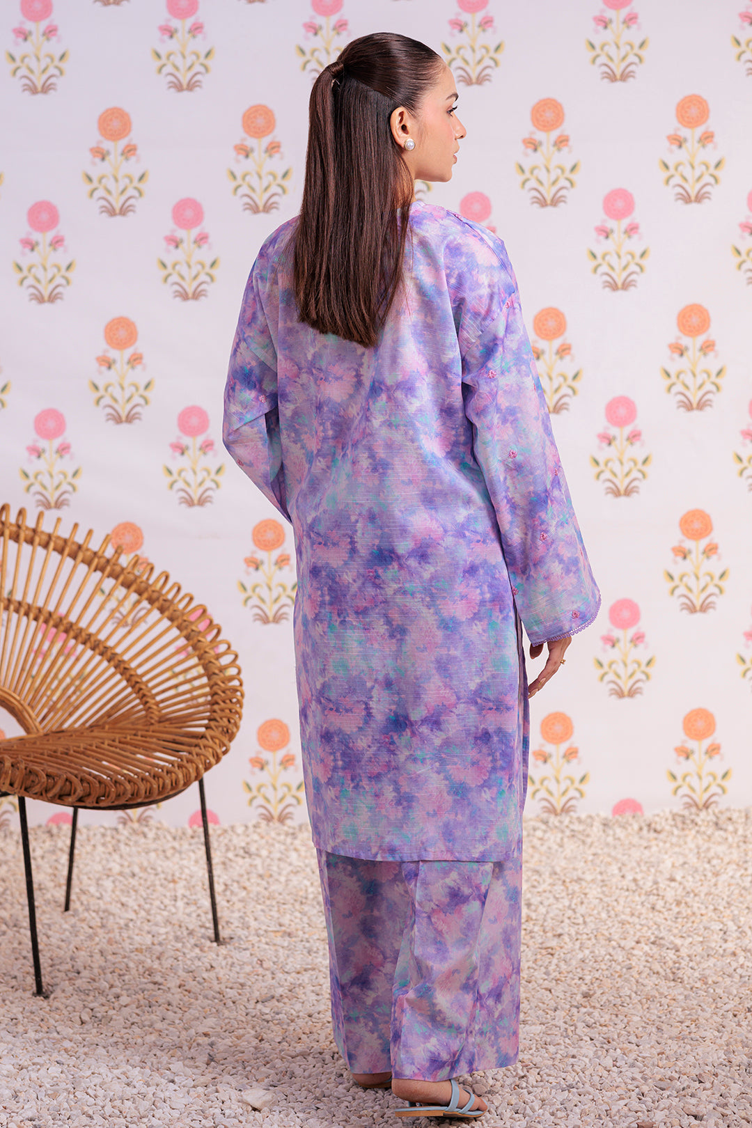 Zellbury | Summer Pret | Embroidered Kurta Trouser - 3000 - House Of Hania