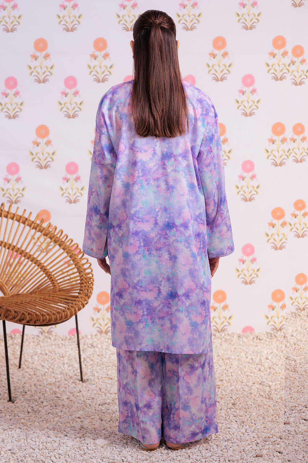 Zellbury | Summer Pret | Embroidered Kurta Trouser - 3000 - House Of Hania