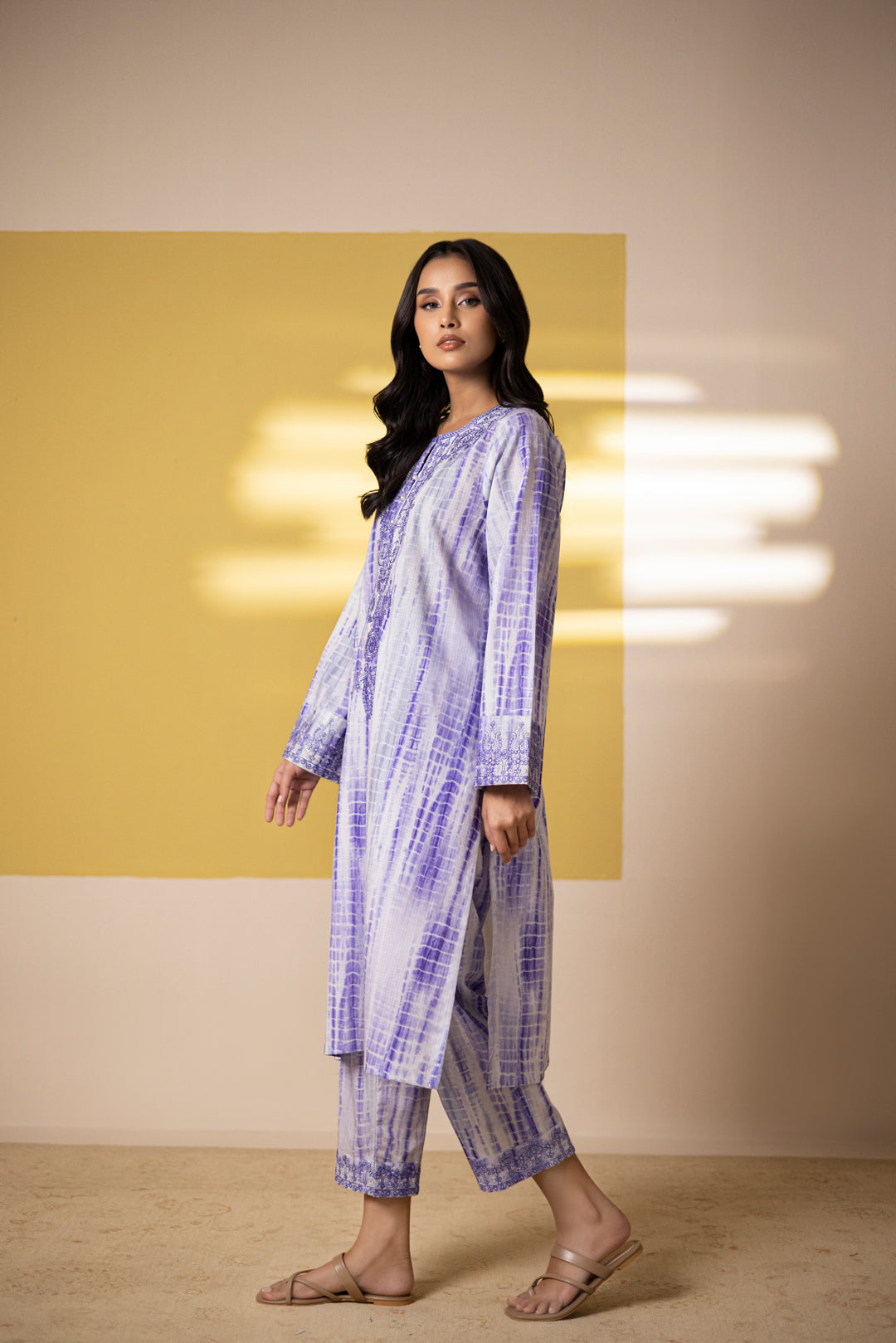Zellbury | Summer Pret | Embroidered Kurta Trouser - 3217 - House Of Hania